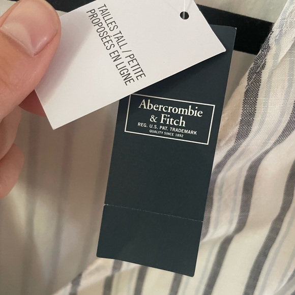 Abercrombie & Fitch striped wrap dress size XS - Picture 2 of 8